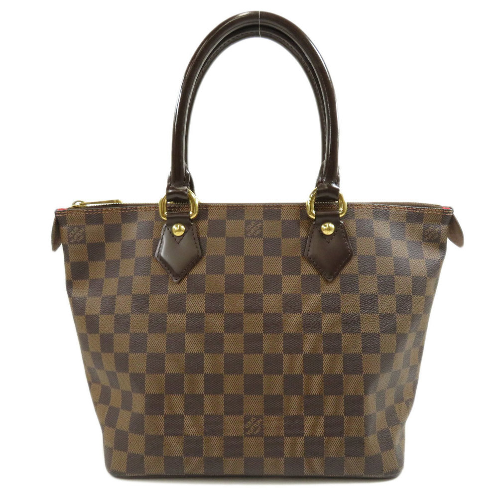 Louis Vuitton Saleya PM Damier Ebene Handbag Canvas